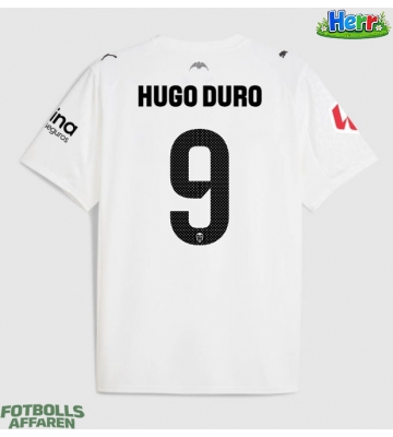 Valencia Hugo Duro #9 Hemmatröja 2025-26 Kortärmad